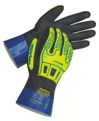 Productafbeelding van uvex rubiflex S HexArmor XG27BI chemische beschermhandschoen, 10 paar