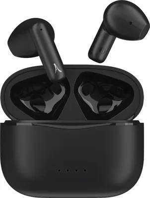 Image de Akashi, casque d'écoute sans fil Bluetooth avec microphone et commandes tactiles, noir