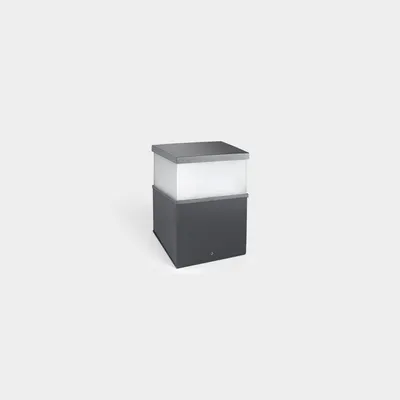 Productafbeelding van LEDS C4 Cubik buitenlamp - 15 W, 577 lm, IP54, grijs