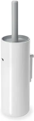 Produktbild von Authentics Lunar Toilettenbürste, WC-Bürste wandhängend, Kunststoff, Weiß, Griff Cool Grey, 1201514