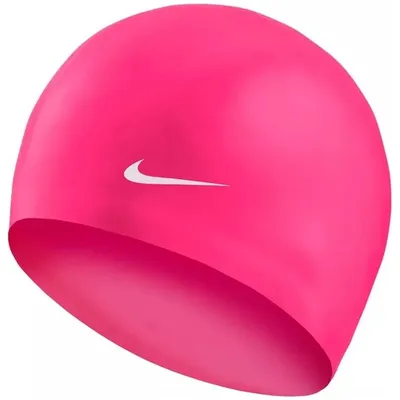 Produktbild von Nike Swim Solid Silicone Badekappe Rosa  Rosa One Size