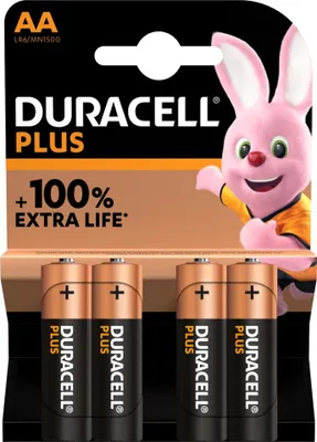 Produktbild von Duracell Plus-AA(MN1500/LR6) K4 | Packung (4 Stück)