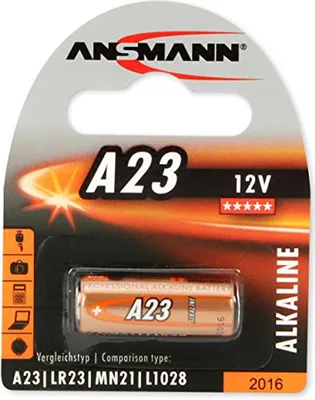 Zdjęcie produktu dla Ansmann A23, Jednorazowa bateria, AA, Alkaliczny, 12 V, 1 szt., Czarny, Pomarańczowy