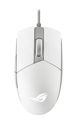 Produktbild von ASUS ROG Strix Impact II Moonlight White, Beidhändig, Optisch, USB Typ-A, 6200 DPI, Weiß