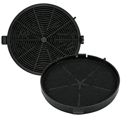 Aktivkohlefilter 2er-Pack für Dunstabzugshauben, rechteckig, 120x14 mm