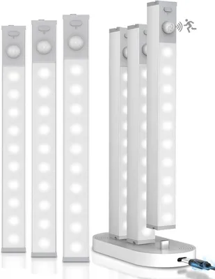 Immagine prodotto di Lampada a LED da incasso – Lampade senza fili – Per illuminare ambienti bui – Con sensore di movimento – 18 cm – Bianco