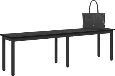 Zdjęcie produktu dla ławka Czarny Dąb 160 x 35 x 45 cm Materiał drewnopochodny