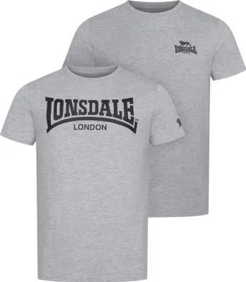 Produktbild von Lonsdale Piddinghoe Kurzarm-t-shirt 2 Einheiten Grau L Mann Grau L
