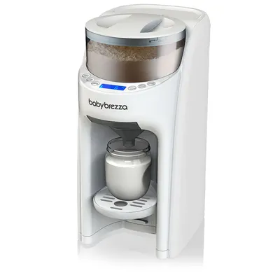 Produktbild von Baby Brezza Formula Pro Advanced weiß: automatischer Flaschenzubereiter - dosiert, mischt und erwärmt Milchpulver auf Knopfdruck, weiß