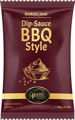 Produktbild von Hertel Grillgenuss Dip Sauce BBQ Style 10x50g rauchig fruchtig (ohne Zusatzstoffe)