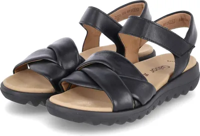 Produktbild von Gabor Damen Sandalen Schwarz Glattleder Größe: 39