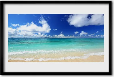 Produktbild von Bild 60x40 MDF-Rahmen Wandkunst Seestrandlandschaft
