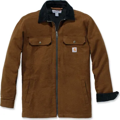 Produktbild von Carhartt Rain Defender Pawnee Zip Hemd Farbe: Braun, Grösse: XXL