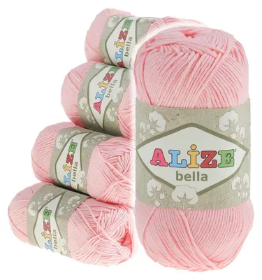 Naturstrickgarn, Strickgarn, Natur, Baumwollgarn, ALIZE BELLA 32 baby rosa
