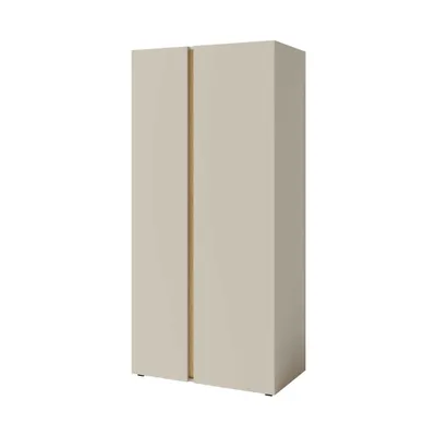 Produktbild von Kleiderschrank LICO Sandbeige, Drehtürenschrank mit 2 Türen, Moderner Stil