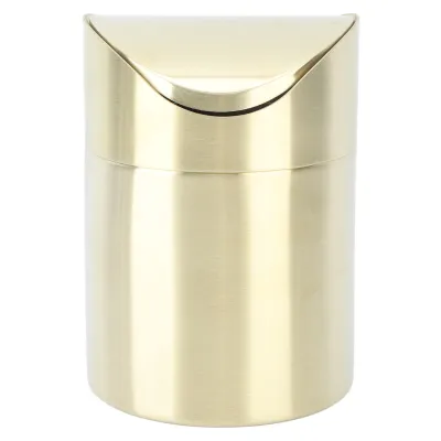 Obrázek produktu pro Stainless Steel Desktop Trash Can,Mini Stainless Steel Desktop Trash Can,Mini Countertop Trash Can,Stainless Steel Countertop Trash Can,Mini Desktop Trash Can,Small Trash Can