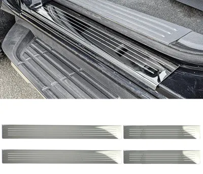 Für Ford Ranger T6 T7 ab 2012-2019 Edelstahl Einstiegleisten 4 teilig in der Farbe von Carparts-Online GmbH