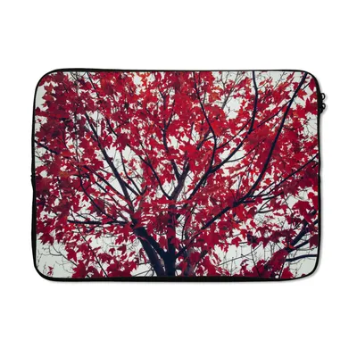 Produktbild von MuchoWow® Laptop Hülle 13 Zoll Ahorn - Blätter - Herbst - Natur Laptoptasche - Laptophülle - Sleeve - Rundumschutz