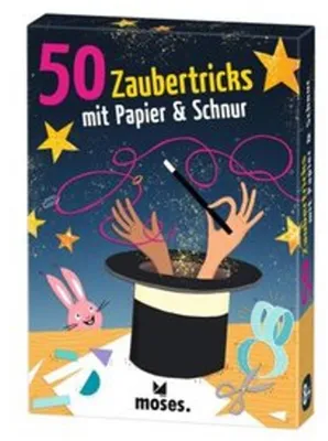 Produktbild von 50 Zaubertricks mit Papier und Schnur