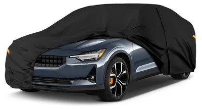 Obrázok produktu pre Ochranný obal na auto, vodeodolný, pre model Polestar 2 (ročníky 2020-2025), univerzálny, celoročný, s integrovanou garážou a zipsom