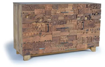 Zdjęcie produktu dla Roma sideboard in mango wood, 92 cm x 150 cm x 50 cm Giner y Colomer