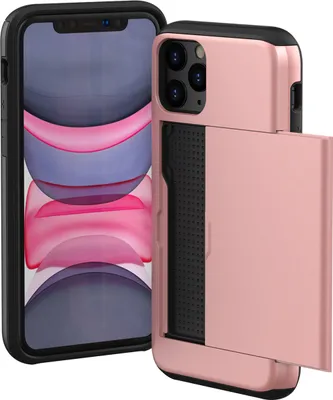 Produktbild von imoshion Backcover mit Kartenfach iPhone 11 Pro - Rosé gold