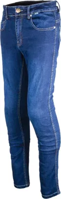 Produktbild von GMS Rattle Slim Damen Motorradjeans, dunkelblau, 34
