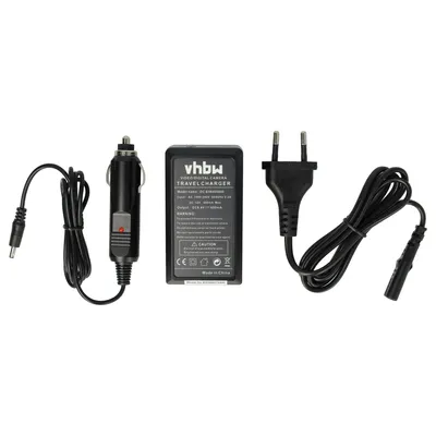 Produktbild von vhbw Ladegerät kompatibel mit Panasonic GS35, GS400, GS330, GS320, GS33, GS280, GS300, GS250, GS27, GS230 Kamera - Ladeschale, Kfz-Adapter Ladeanzeige