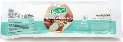 A package of Mozzarella Fior di Latte cheese.
