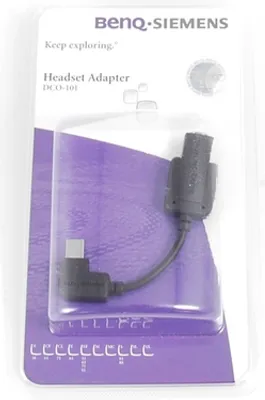 Produktbild von BenQ-Siemens DCO-101Headset Adapter schwarz