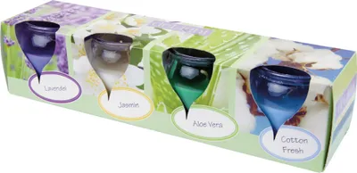 Obrázek produktu pro Vonná svíčka Selection balení po 4 ks v dóze, dlouhá doba hoření a příjemná vůně ( Floral Selection )