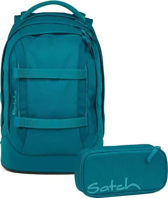Produktbild von Satch Pack Deep Petrol Schulrucksack Set 2tlg.