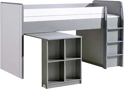 Image de Lit D'enfant Lit Superposé + Bureau Et Armoire Lit Chambre D'enfant Nouveau