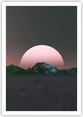 Produktbild von Poster - Poster ohne Rahmen - Landschaft Berge Sonne - 70x100 cm - Wand Bild - Wanddeko - Wandbilder - Kunstposter - Wandposter - Bilder - Kunstdruck - Wanddekoration - Wandbild - P2XPA70x100-4320