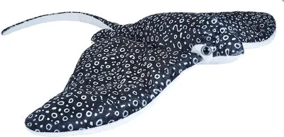 Produktbild von Wild Republic Plusch schwarzer Adler Rochen Spielzeug - 35 cm - Rochen