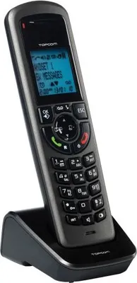 Obrázek produktu pro Topcom TE-5851, DECT telefon, 200 pol., Černá