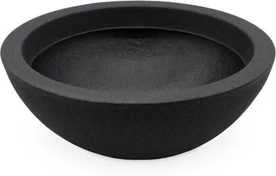 Productafbeelding van Famanu plantenpot antraciet, 52x20 cm - Moderne bloempot voor binnen en buiten