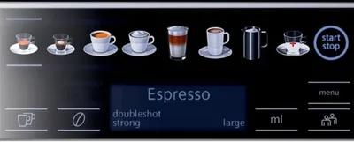 Produktbild von Kaffeeroboter 15 riegel dunkelgrau Siemens TE653M11RW