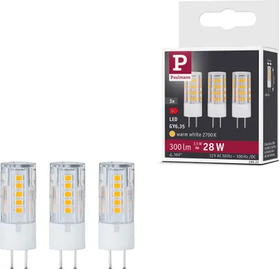 Immagine prodotto di Set di 3 LED standard a 12V Paulmann con base a spillo