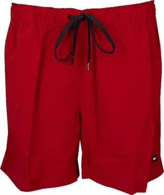 Image de Boxer de mer homme TOMMY HILFIGER maillot de bain piscine avec ceinture élastique et cordon de serrage externe article UM0UM02058 MEDIUM DRAWSTRING, XL, Poliammide 100%