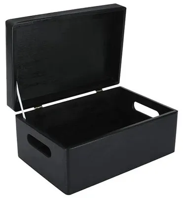Zdjęcie produktu dla Pudełko drewniane do przechowywania sosnowe z pokrywą 30X20X13 cm