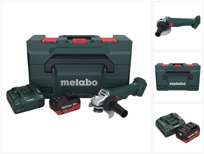 Immagine prodotto di Metabo W 18 L 9-125 Smerigliatrice angolare a batteria 18 V 125 mm + 1x batteria 5,5 Ah + caricatore + metaBOX
