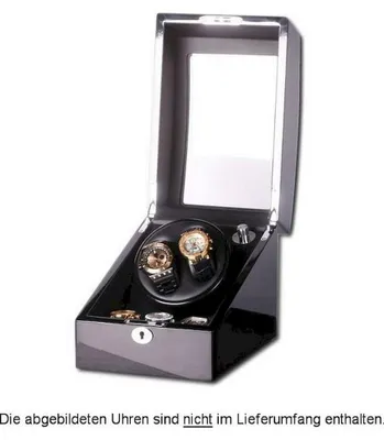 Image de Portax - 1002322003 - Remontoir - pour 2 montres - laque piano - Eleganza
