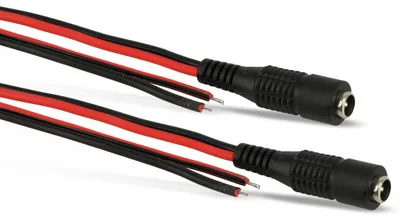 Produktbild von Stromversorgungskabel, Hohlbuchse, 5,5/2,1mm, 1000mm, 2 Stück