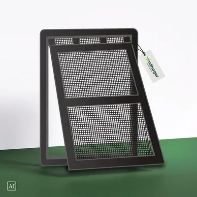 Produktbild von Katzenklappe für Insektenschutztüren mit Clip-System