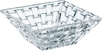 Image de Nachtmann Dancing Stars Bossa Nova Set de bols, set de 2, bol, petit bol, carré, verre cristal, 12 cm, 0089694-0