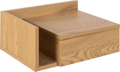 Produktbild von Ashlan Nachttisch 1 Schublade 1 Regal Natur.