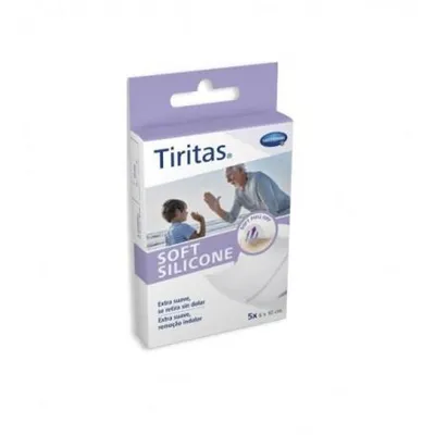 Immagine prodotto di Tiritas Morbido Silicone Apósitos Adhesivos 6 X 10 Cm 5 Unidades Hartmann