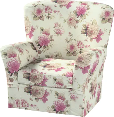 Produktbild von Dekoria Bezug für Tomelilla Sessel, beige- rosa, Bezug für Sessel Tomelilla