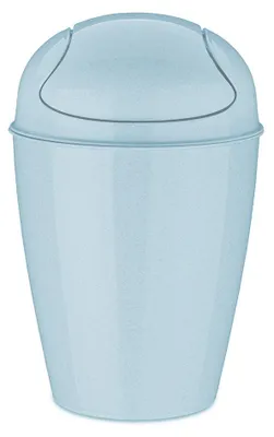 Produktbild von Swing Mülleimer, 5 L, -Recycling, Nature Flower Blau - Koziol | DEL S